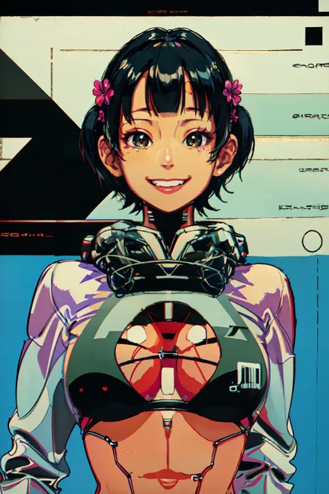 <lyco:Cyber_Graphic_e20:1.4>
(best quality, masterpiece, RAW photo,ultra-detailed:1.2), <lyco:GoodHands-beta2:1.0>,1girl,looking at viewer, smile, bikini,