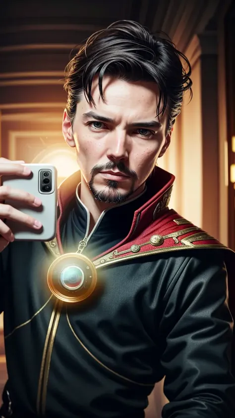 (detailed:1.15),
Doctor Strange taking a selfie with a GoPro on top of a building on palace , fish eye lens, high detail, ultra realistic, cinematic lighting, portrait painting, photorealistic, Color Grading, portrait Photography, hyper - detailed, beautifully color graded, Unreal Engine5, Cinematic 8K,
(beautiful moles and freckles:0.8), (film noise:1.1), (film grain:1.4),
