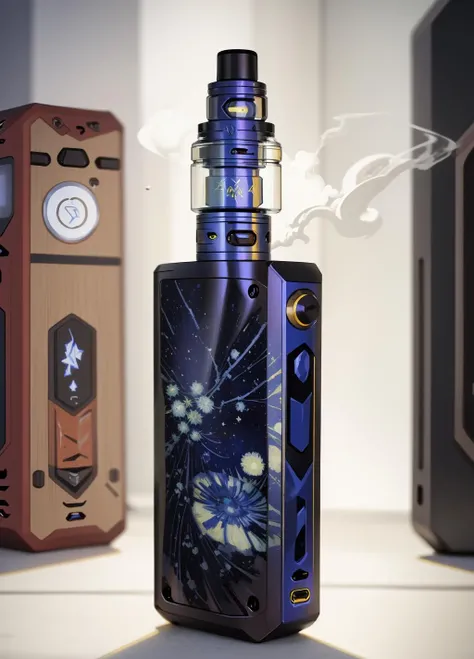 ((vape:1.4)), by Vincent van Gogh, starry night van gogh, art, blurry, blurry background, realistic, photo background, <lora:vape-09:0.8>, (masterpiece, best quality, absurdres, detailed, ultra-detailed:1.3)