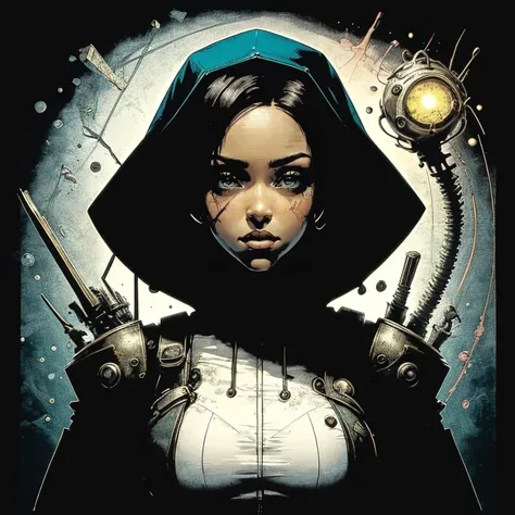 <lora:Black_Women:0.51> j4da_v2, (masterpiece:1), (best quality:1), high contrast, strong shadows, outlines, <lora:novel:0.2>, <lora:realistic:0.3>, <lora:sharpen-soften:-0.3>, <lora:GoodHands-beta2:0.8>,, BREAK looking down, solo, upper body, detailed background, detailed face, (<lora:BioShockPunk:0.4>, BioShockPunk theme:1.1), blood red eyes, pale complexion, crimson hair, blood sorcerer, scarlet aristocratic clothes, cloak, hood, dynamic pose, smirk, crimson glyphs floating in the air, glowing energized blood vessels, blood swirls in background, sanguine mist, nighttime, blodd moon, epic atmosphere,
