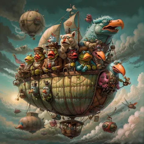 <lora:Muppets:1> MuppetManiaAI dirigible
