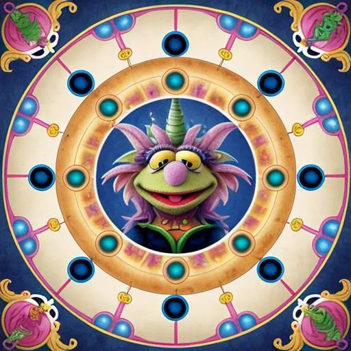 <lora:Muppets:0.5>, MUPPETMANIAAI:0.1, a muppet dragon, dragon is a muppet, muppet is a dragon