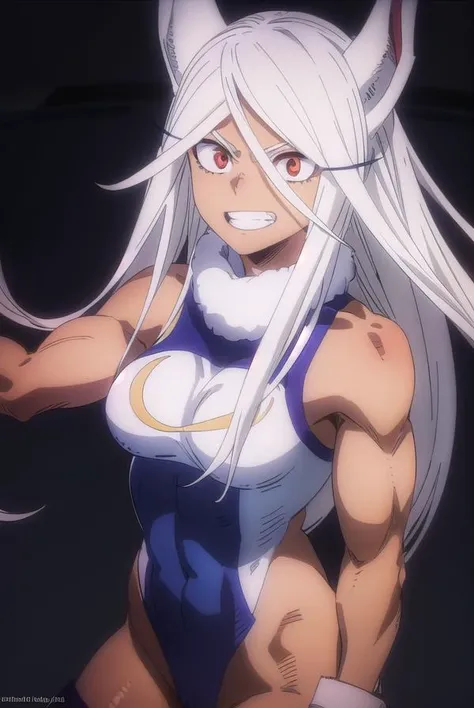 (1 girl), (((Velzard de tensei shitara slime datta ken))), She has fair skin, eyes the color of blue diamonds and long, shiny hair, Pearl White, reaching down to her waist, (((She wears a blue pendant in the shape of a star and a golden headband))), (wears a very short black bikini), large breasts, thin arms, (muscular belly), (((muscular legs))),(standing), thin waist, bare feet and very detailed, beautiful feet and well-shaped toes, (((beach night scene with starry sky and blood moon in the sky))), (hair tied in double ponytails), empty eyes, eyes empty, empty eyes, eye reflection, glowing eyes, bad mood, anime, anime style, ray tracing, cinematic lighting, panorama, Sony FE, UHD, masterpiece, anatomically correct, super detail, high quality, best quality, high resolution, 16k