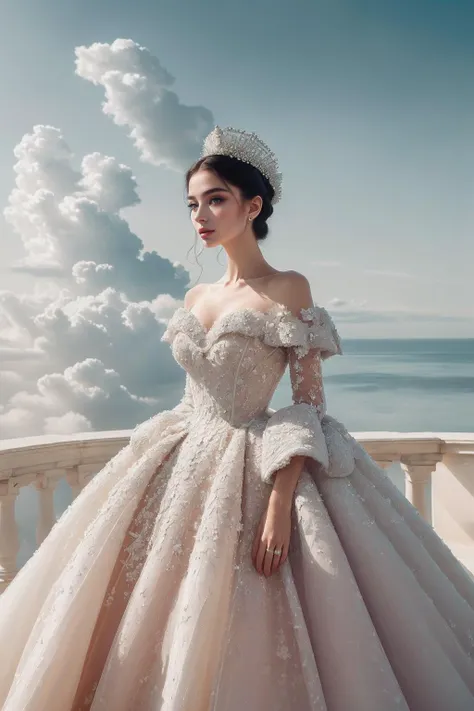 ((Masterpiece, best quality,edgQuality)), 
Haute_Couture,edgCloud, a woman wearing a Haute_Couture  edgHC_dress made of clouds
 <lora:edgLycorisCloud:0.85>