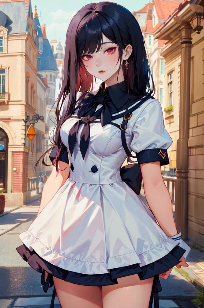 <lora:edgLycorisPreppy:1> Haute_Couture, designer edgHC_dress with set of edgPreppy clothes, wearing edgHC_dress with set of edgPreppy clothes, <lora:AveTetsuya:1> AveTetsuyaTI,, absurdres, ultra detailed, masterpiece, best quality, aesthetic, detailed,
