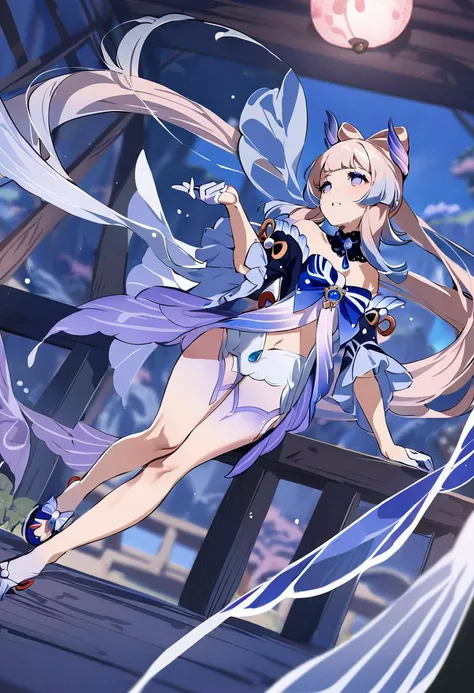 masterpiece, best quality, <lora:yoneyamaiXL_V1:1.0> sangonomiya kokomi \(genshin impact\), full body,   floating hair,
foreground, fantasy background