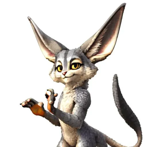 animal, kkw-fur:1, anthro, furry, personification, jerboa, <lora:Ferox-Jerboa-06:1>, looking at viewer, digital art, toony, smiling, happy, white background,