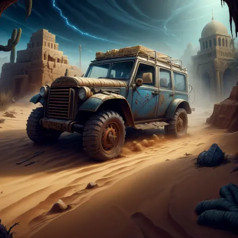<lora:ExpeditionStyle:1>ExpeditionStyle zombie, colorful, desert environment, treasure seeking, <lora:add_detail:0.5>, (Masterpiece:1.3) (best quality:1.2) (high quality:1.1)