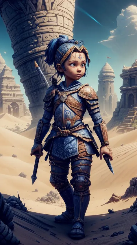 <lora:ExpeditionStyle:0.7>ExpeditionStyle super cute little warrior princess 3D concept by Gediminas Pranckevicius, Game Art, Ultra wide angle, hyper detailed, Character Modeling, cartoon, cinematic, raytrace, concept art, Trend on Behance 3d Art, V-Ray, Maya, C4D, colorful, desert environment, treasure seeking, madeofdelftwareai Indigo super cute little warrior princess 3D concept by Gediminas Pranckevicius, Game Art, Ultra wide angle, hyper detailed, Character Modeling, cartoon, cinematic, raytrace, concept art, Trend on Behance 3d Art, V-Ray, Maya, C4D <lora:MadeofDelftwareAI:0.6> super cute little warrior princess 3D concept by Gediminas Pranckevicius, Game Art, Ultra wide angle, hyper detailed, Character Modeling, cartoon, cinematic, raytrace, concept art, Trend on Behance 3d Art, V-Ray, Maya, C4D, <lora:add_detail:0.5>, (Masterpiece:1.3) (best quality:1.2) (high quality:1.1)