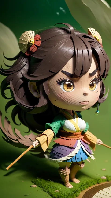 (masterpiece, best quality:1.15), 1girl, solo, (papercraft:1.1), (mulan:1.1), from disney's mulan, red and black, black hair, serious, firece, long hair, green flower dress, brown eyes, blush, flirty, looking at viewer, simple background, gray background, upper body, papercraft, (masterpiece, best quality:1.2), 1girl, solo, huge breasts, gold eyes, looking afar, day, mesmerizing, captivating, stretching, fang, smug, outdoors, seagrass bed, turtles, underwater, fish, plant, water, swimming, bubbles, dugong, manatee, green turtle, sea grass meadow, seahorse, jellyfish, marine snail, parrotfish, long hair, long bangs, hair between eyes, angular cheekbones, small nose, defined lips, cardigan