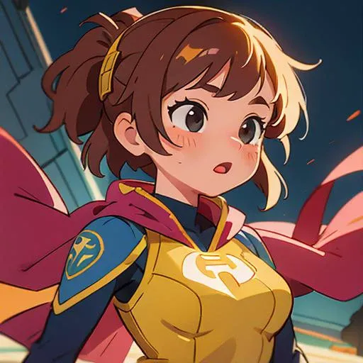 A girl wearing superhero suit,masterpiece, best quality (colorful), volumatic light, bust shot, extremely detailed CG unity 8k wallpaper