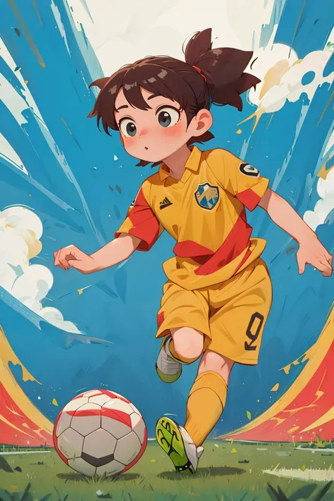 masterpiece,best quality,soccer