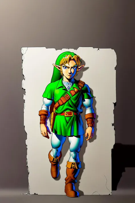 (extremely detailed CG unity 8k wallpaper), (masterpiece), (best quality), (ultra-detailed), (best illustration), (best shadow), (an extremely delicate and beautiful), fine detail, classic, anime, manga, traditional art, 1boy, Link, Legend of Zelda, looking at viewer, oot_style, <lyco:OcarinaArtStyle:1>