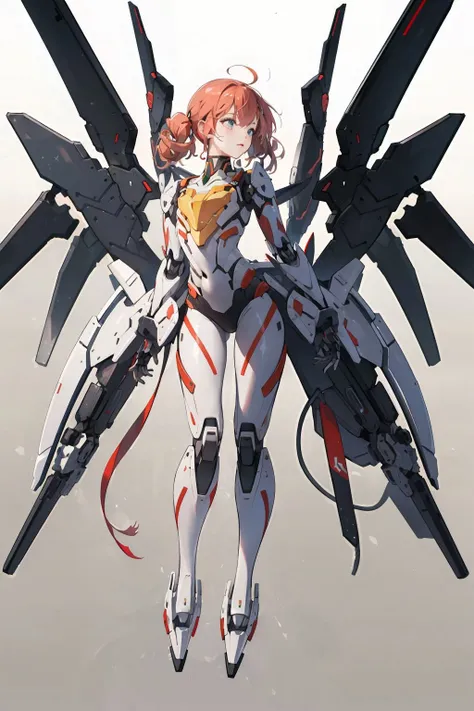 <lora:mecha_v1:0.6>, mecha,1girl, full body <lora:mechanical_wings-000007:1>, mechanical_wings, thrusters, (masterpiece, best quality, high quality, highres, ultra-detailed),