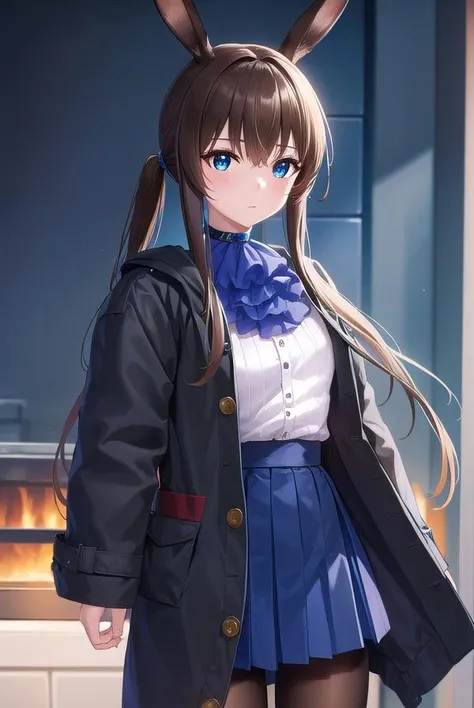 arknightsamiya, <lora:arknightsamiya-lora-nochekaiser:1>,
arknightsamiya, animal ears, blue eyes, brown hair, hair between eyes, ponytail, rabbit ears, rabbit girl, sidelocks,
BREAK anklet, ascot, black jacket, blue ascot, blue collar, blue footwear, blue skirt, brown pantyhose, buttons, collar, jacket, jewelry, long sleeves, miniskirt, multicolored clothes, multicolored jacket, open clothes, open jacket, pantyhose, plaid, plaid skirt, pleated skirt, pocket, puffy long sleeves, puffy sleeves, red ribbon, ribbon, ring, shirt, skirt, striped, striped shirt, thighlet, two-tone jacket, vertical stripes, vertical-striped shirt, (white shirt:1.5),
BREAK looking at viewer, upper body, full body,
BREAK outdoors, city, sky,
BREAK <lyco:GoodHands-beta2:1>, (masterpiece:1.2), best quality, high resolution, unity 8k wallpaper, (illustration:0.8), (beautiful detailed eyes:1.6), extremely detailed face, perfect lighting, extremely detailed CG, (perfect hands, perfect anatomy),
