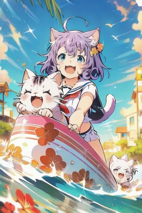 <lora:0849Hasada:1>,asada,solo,serafuku,sailor,cats,<lora:cat_20230627113759:1>,cat,