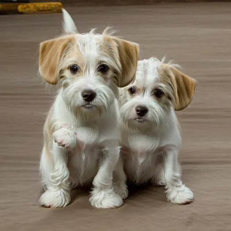 <lora:Lora_Zip:0.9> photorealistic 1dog wearing baseball ,1dog,2dogs, dogs all over the place looking at the camera with large puppy eyes highly detailed facial photograph <lora:add-detail-xl:0.8>