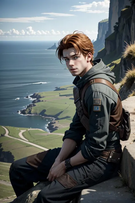((ultra detailed, masterpiece, best quality))
<lora:StarCalKestis:0.8>
StarCalKestis, 1boy, solo, orange hair, On a dramatic cliffside, rugged outdoor attire, windswept hair, overlooking a breathtaking landscape with an adventurous spirit
