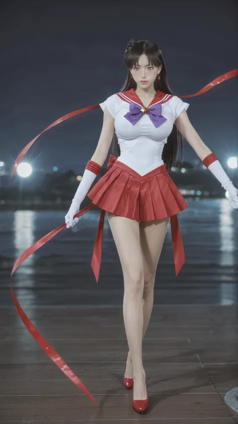 zPDXL2,zPDXLrl,zPDXLxxx,
1girl,solo,huge breasts,narrow_waist,slender,
<lora:ç¾å°å¥³æå£«-ç«é丽:1>,rei hino,purple eyes,black hair,diadem,long hair,parted bangs,gloves,magical girl,microskirt,pleated skirt,red skirt,sailor senshi uniform,skirt,white gloves,bow,purple bow,sailor collar,red sailor collar,
(Bending:1.4),
(kotatsu:1.4),(spring:1.2),(night:1.2),(foggy weather:1.2),
(full_shot:1.4),(full_body:1.4),front view,