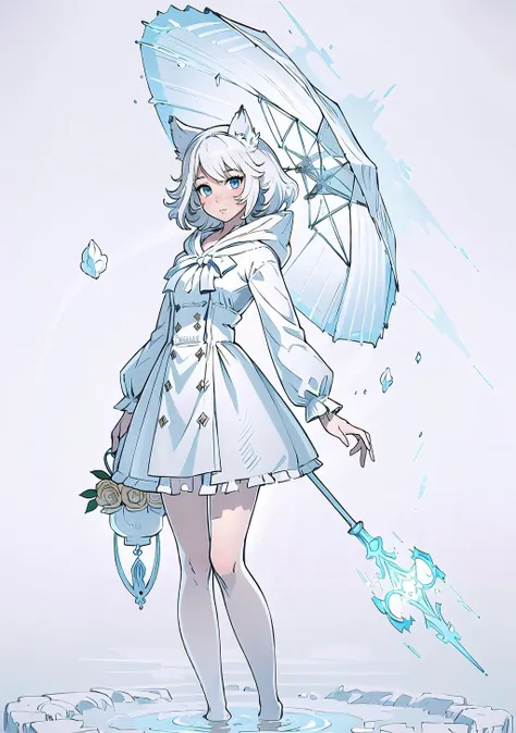 (masterpiece, best_quality, ultra-detailed, immaculate:1.3), epic, illustration, 1girl, (artistic Southern Belle:1.3) cute catgirl, full body, [:outlandish, seductive costume design,:0.2], official art, caucasian,  matte white lighting , raincoat, knees to chest<lyco:EnvyBeautyMix10:1>