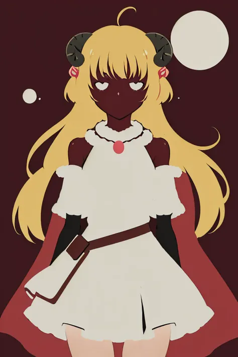 (masterpiece, best quality:1.2), anime minimalist, solo, 1girl, Tsunomaki Watame, long hair, WatameBase, fur-trimmed dress, white dress, bare shoulders, fur-trimmed sleeves, hairclip, cape, belt pouch, brooch <lora:anime_minimalist_v1:1> <lora:WatameV4:0.9>