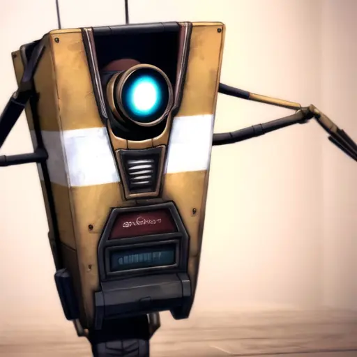 <lora:ClapTrap:0.6>, claptrap