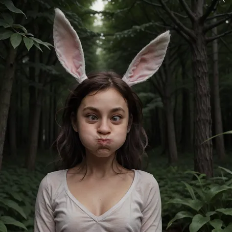 a professional extremely detailed raw photograph of the easter bunny,
<lora:Machine_World_SD15_version:0.6>, <lora:PuffyCheeks:1.45> puffupcheeks, crossedeyes