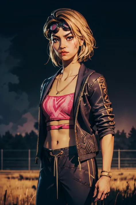Illustrations hyper realistic, ultra detailed photograph of a BLACK woman being the character cammy from the street fighter game, military clothes, with skirt, showing the whole body, smiling, the afternoon, depth of field, HOF, hall of fame, detailed gorgeous face, scenery of an air base, natural body posture, professional photographer, captured with professional DSLR camera, trending on Artstation, 64k, ultra detailed, ultra accurate detailed, medium bokeh lighting, surrealism, Thomas Kinkade background, urban, ultra unreal engine, WLOP, Pauline Voß, Pascal Quidault, , Christian Schob, Martina Fackova, intricate, epic, freckles, peach fuzz, detailed mascara --auto --s2