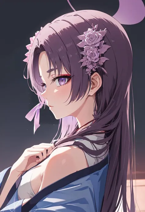 (safe:1.10), best quality, masterpiece, highres, solo, (yukari_bluearchive:1.10), profile, from side, upper body, 12 <lora:yukari_bluearchive:0.80>