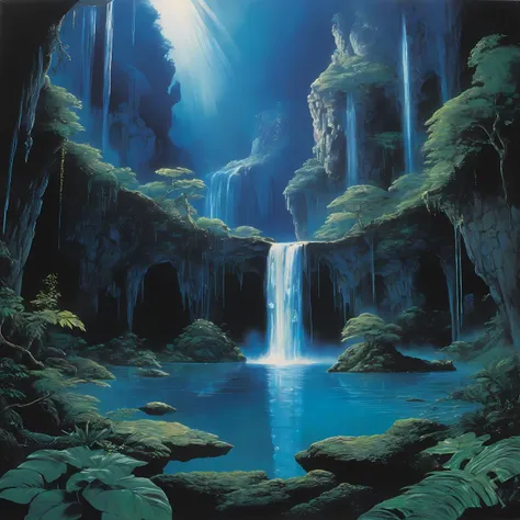 a vinyl album with, vinyl, record jacket, vinyl cover from 1988, album cover art, top-rated, top - rated, 80s, album art,
Floating islands, waterfalls pouring into the void, suspended bridges, ancient temples, Crystal caverns, glowing crystal formations, shimmering water pools, hidden passages