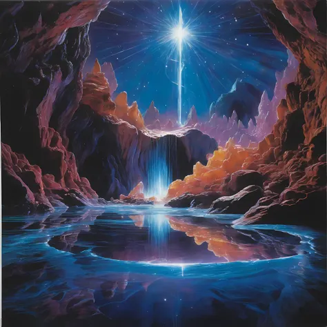 a vinyl album with, vinyl, record jacket, vinyl cover from 1988, album cover art, top-rated, top - rated, 80s, album art,
Crystal caverns, reflective surfaces, ethereal glow, hidden treasure, Astral plane, swirling galaxies, glowing constellations, ethereal platforms
