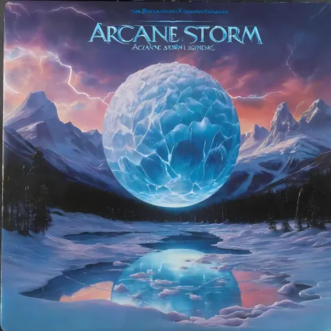 a vinyl album with, vinyl, record jacket, vinyl cover from 1988, album cover art, top-rated, top - rated, 80s, album art,
Arcane storm, floating debris, magic-infused lightning, crackling energy orbs, Ice palace, crystalline spires, frozen lakes, ancient magic encased in ice