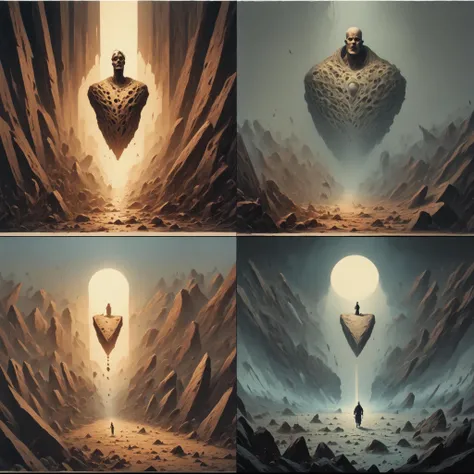 score_9, score_8_up, score_7_up, score_6_up, score_5_up, score_4_up, 4 comic panels, no humans, party time, excellent, existentialism, outdoors, the pearly gates of heaven, popped balloons, death and life converge, surrealism, rainbows in hell, art by salvador dali, specular highlights, specular reflection, cinematic angle, dall3pnyxl , <lora:Dalle3CmcPnyXL:1>