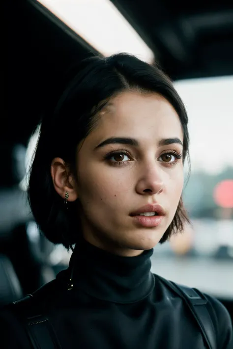 A stunning intricate full color portrait of naomiSco1 , wearing a black turtleneck, epic character composition, by ilya kuvshinov, alessio albi, nina masic, sharp focus, natural lighting, subsurface scattering, f2, 35mm
