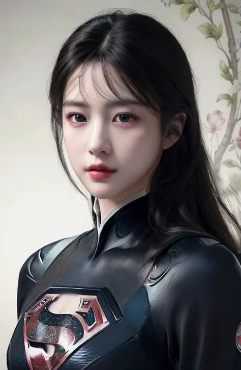 (ultra realistic) , (illustration), (increase resolution), (8K), (extremely detailed), (best illustration), (beautiful detailed eyes), (best quality), (ultra-detailed), (masterpiece), (wallpaper),focus on face, solo,1 girl, looking at viewers, black hair, delicate details, pureerosfaceace_v1,(super Man suit), serious, lab,
<lora:CharacterArtStyle_v54:0.2> <lora:koreanDollLikeness_v20:0.2> <lora:Lora_v20:0.2> <lora:goYounJungGoYoonJung_v20:0.4>