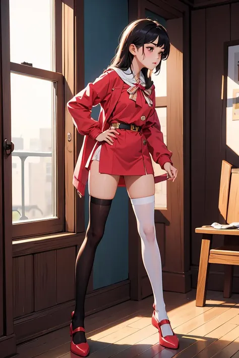 (masterpiece, highest quality:1.2), 1 girl, alone,Are standing_Split,,(masterpiece, highest quality, Realistic, High resolution, photo shoot, :1.3), run-6500-v1.1, (RAW Photos:1.2), (PhotoRealistic), Beautiful detailed girl, Very detailed目と顔, Beautiful and detailed, Large file size, High resolution, Very detailed, highest quality, [masterpiece:1.6], Raising awareness, Very detailed,One Girl,(masterpiece: 1.4, highest quality), (Intricate details), unity 8k wallpaper, Very detailed, Beautiful and mysterious, Detailed Background, Realistic, ((masterpiece:1.4)、(highest quality:1.4)、(Realistic:1.7))、Masseter region:1.4、比類のないmasterpiece, Ultra-realistic 8K CG, Perfect artwork, (Original photo:1.2),(Realistic:1.4),Beautiful detailed girl,Very detailed eyes and face,Beautiful details in the eyes,Ridiculous,incredibly Ridiculous,Very detailed,High resolution,Very detailed,highest quality,masterpiece,figure,Very detailed,CG,Unified,8k wallpaper,wonderful,The finer details,masterpiece,highest quality, Perfect lighting,1 girl, (((Kakegurui Yumeko))),Long Hair, Blunt bangs, Red eyes, , Red jacket, pantyhose, White shirt, Black Ribbon, Pleated skirt, Wicked Smile, Outdoor, Dynamic pose