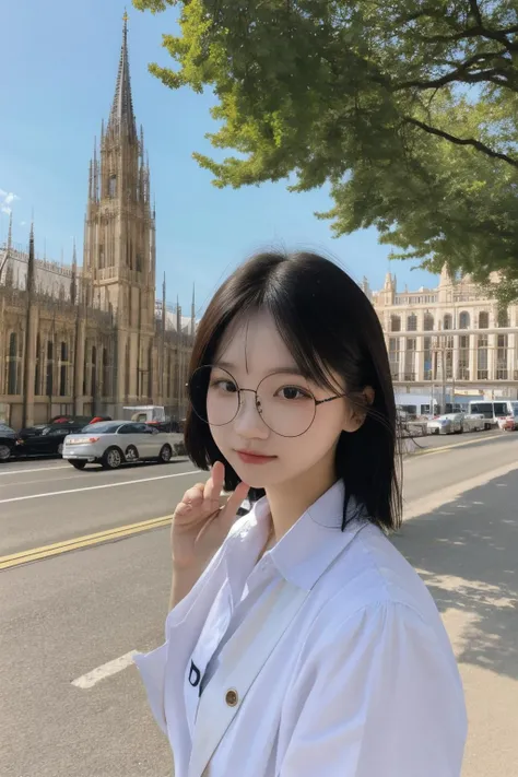 1girl,outdoor, glamour shot, masterpiece, <lora:040619-14:0.8>, 040619