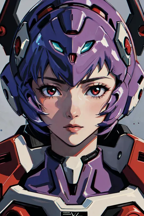 (best quality, masterpiece, RAW photo,ultra-detailed:1.2), <lyco:GoodHands-beta2:1.0>1girl,
(eva 00:1.2), evagod, evangelion mecha, science fiction,beautiful abstract background, Futurism, cyberpunk, <lyco:EVAIII:0.2> ayanami<lyco:Ayanami:0.5> close-up,