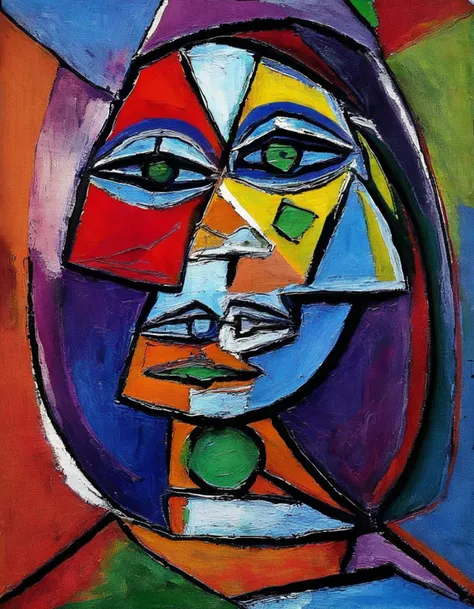 <lora:p5c0:1>p5c0 face of a woman vibrant colors abstract