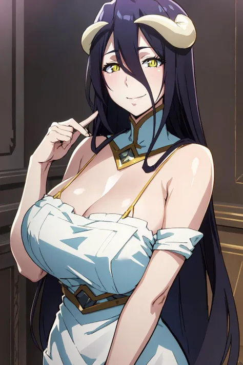 nsfw, sexy, a milf, mature woman, shy, karulawaturei, huge_breasts, standing, solo, , sundress, masterpiece, best quality, detailed face, detailed eyes, highres,