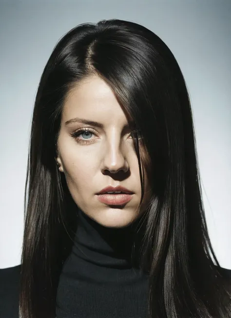 A stunning intricate full color portrait of (sks woman:1), wearing a black turtleneck, epic character composition, by ilya kuvshinov, alessio albi, nina masic, sharp focus, natural lighting, subsurface scattering, f2, 35mm, film grain, <lora:locon_andreaparker_v1_from_v1_64_32:1.25>