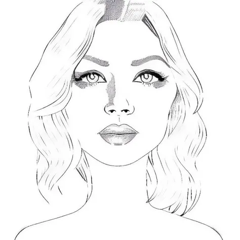 masterpiece, best quality, young woman xyzkwv1, in xyzsketchstyle style, portrait, intricate details, looking at viewer, simple background <lora:xyzsketchstylev2reg-000002:1.5> <lora:xyzkwv1-000004:1>