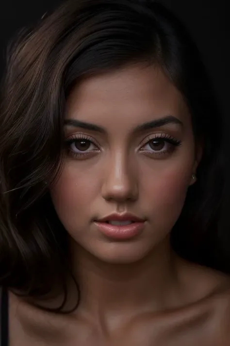 DEN_biatrois_SG,
(headshot:1.1) portrait on a plain black background, (headshot:1.2), face focus, intricate (beautiful eyes:1.2), (wide open eyes:1.1), Big eyes, clean photo, circle lighting, high contrast,
bokeh, f1.4, 40mm, photorealistic, raw, 8k, textured skin, skin pores, intricate details <lora:epi_noiseoffset2:1>, epiCRealism