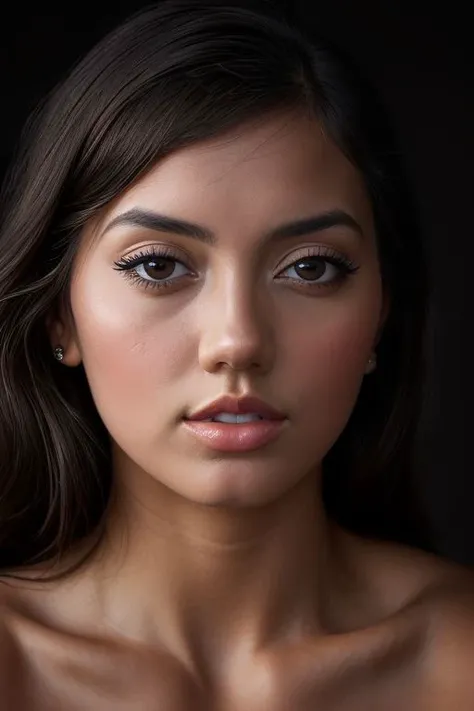 DEN_biatrois_SG,
(headshot:1.1) portrait on a plain black background, (headshot:1.2), face focus, intricate (beautiful eyes:1.2), (wide open eyes:1.1), Big eyes, clean photo, circle lighting, high contrast,
bokeh, f1.4, 40mm, photorealistic, raw, 8k, textured skin, skin pores, intricate details <lora:epi_noiseoffset2:1>, epiCRealism