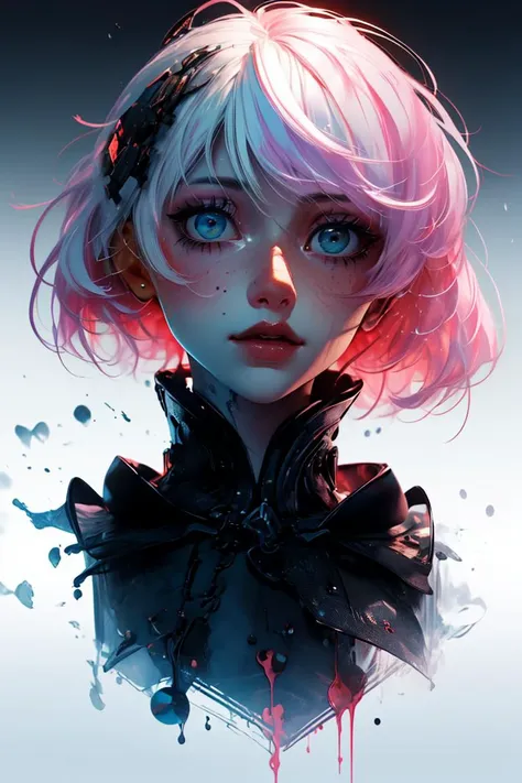 (Sophisticated Professional 3D rendering:1.3) of (Masterpiece:1.3) a photo of a girl, <lora:Constricted PupilsV3:1> constricted pupils, small pupils, <lora:stylized_3dcg_v4-epoch-000012:0.65> 3d, 1girl, solo,CGSociety,ArtStation,(Dark hue:1.3),(close portrait:1.3),(Feminine:1.4),(beautiful:1.4),(attractive:1.3),handsome,calendar pose,perfectly detailed eyes,studio lighting,thematic background