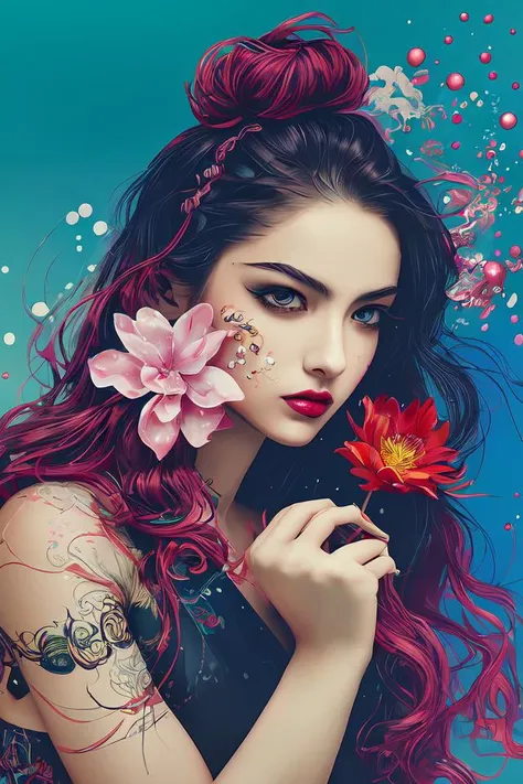 aesthetic,masterpiece,photorealistic,entangle,mandala,tangle,entangle,ecstasy of flower,dynamic angle,the most beautiful form of chaos,elegant,a brutalist designed,vivid colours,romanticism,atmospheric,(fluttered detailed ink splashs), (illustration),1girl,(long hair),electronics, motors, wires, buttons, lcd,lacivious pose,(expressionless ,hair ornament:1.4)chinese clothes,(focus on), color Ink wash painting,(ink splashing),color splashing,((colorful)),[sketch], Masterpiece,best quality, beautifully painted,highly detailed,(denoising:0.7),[splash ink],yin yang,a lot of details,mysterious expression, in a modern and abstract setting, with bold and colorful abstract art, photo shot from front,highly-detailed, (flat color:1.1),(colorful:1.3),(masterpiece:1.2), best quality, masterpiece, original, extremely detailed wallpaper,from everywhere, looking at viewer,upper body, full body,
there is an ancient palace beside the girl,oriental city,eastern architecture,a lot of details,mysterious expression, in a modern and abstract setting, with bold and colorful abstract art,bright lighting, studio (analog film:1.3) (vhs movieotorealistic) (screencap) (cinematic lighting) (sharp focus) (80sDarkFantasySD15b:1.0),,natural lights, photorealism, cinematic,