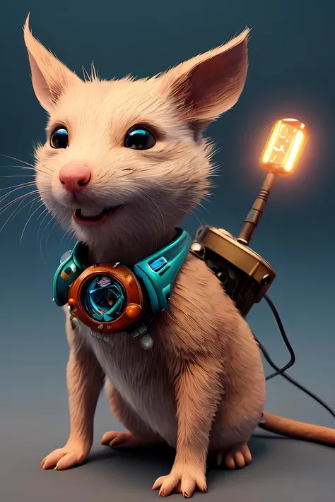 stuart little,electronics, motors, wires, buttons, lcd, artstation trending, unreal engine 5 <lora:add_detail:0.5> <lora:more_details:0.25> <lora:FantasyWorldV1:0.25>