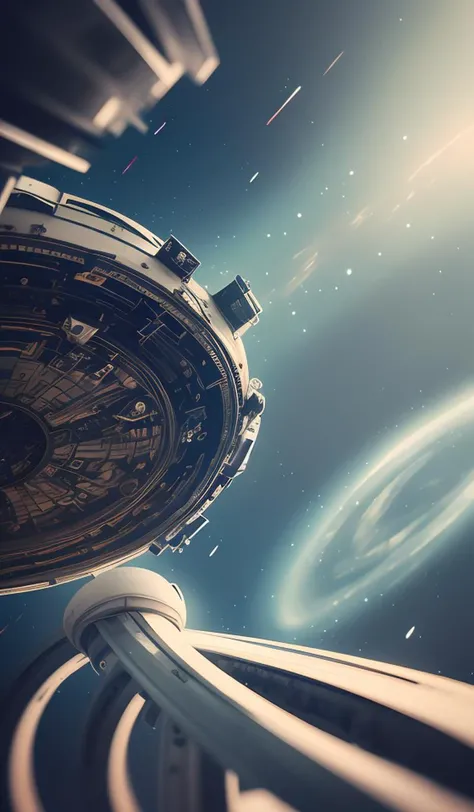 abstract dream, space, intricate, grand scale, alone, cinematic film still, insane detail, sharp focus, depth of field, realistic lighting, (realistic perspective), complex, (multiple subjects), 4k HDR