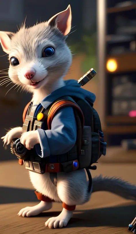 stuart little,electronics, motors, wires, buttons, lcd, artstation trending, unreal engine 5 <lora:add_detail:0.5> <lora:more_details:0.25> <lora:FantasyWorldV1:0.25>