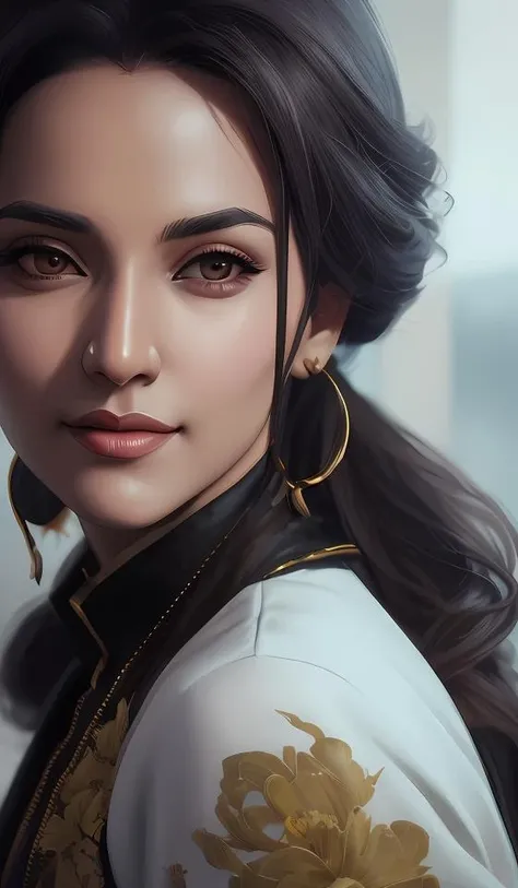 a portrait of Jolyne Cujoh, made by Stanley Artgerm Lau, WLOP, Rossdraws, ArtStation, CGSociety, concept art, cgsociety, octane render, trending on artstation, artstationHD, artstationHQ, unreal engine, 4k, 8k,